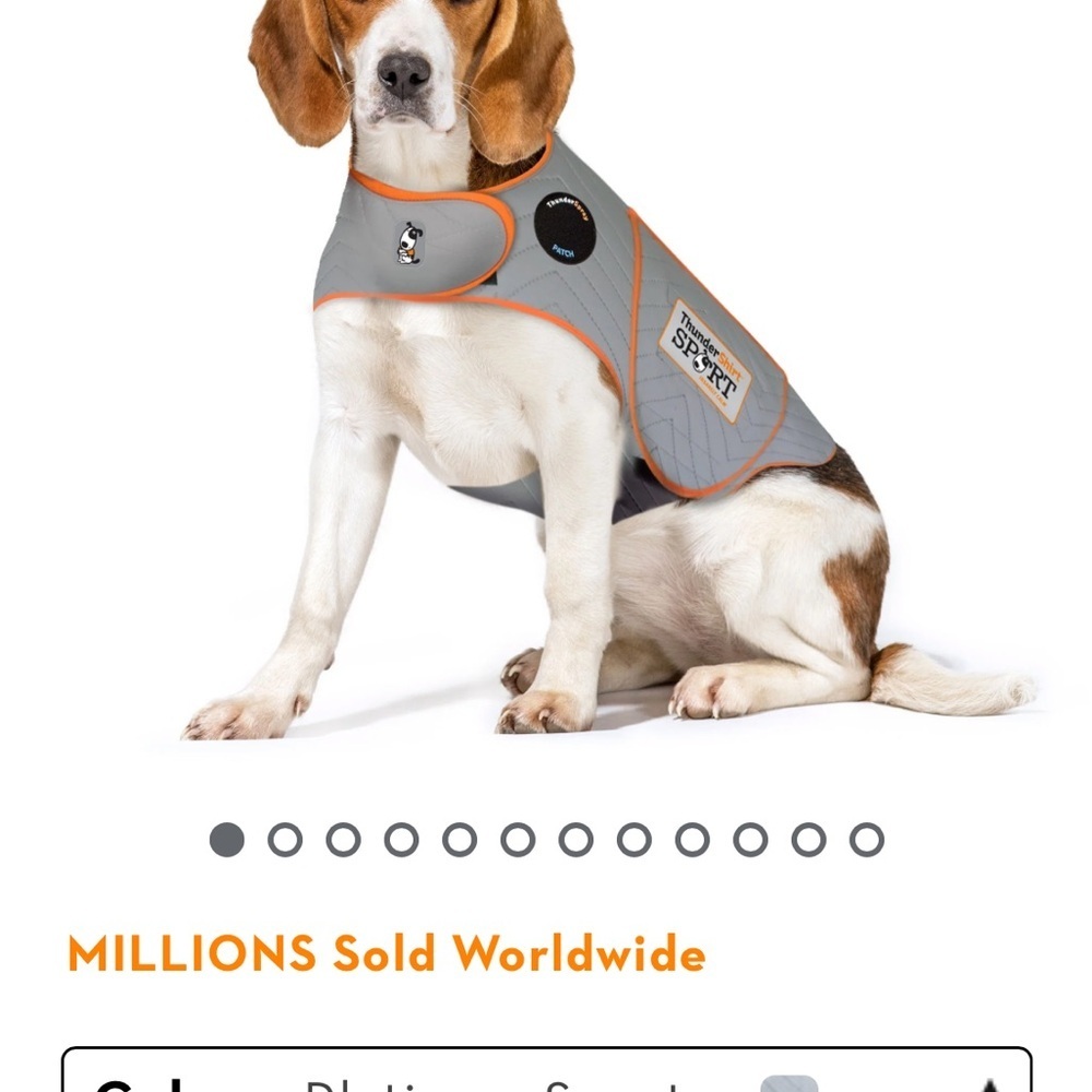 Thundershirt Sport Calming Vest for Pup SZ S (15-25 pounds)